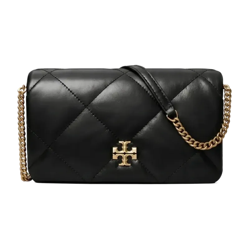 Kira Diamond Quilt Chain Wallet