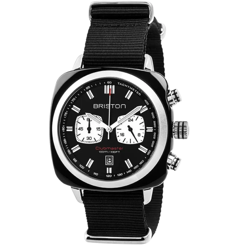 Clubmaster Sport Acétate Noir - Chrono