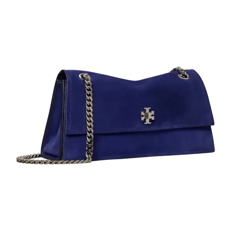 Kira Turnlock Suede Shoulder Bag