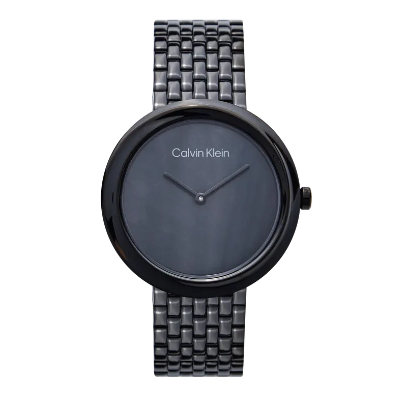 Twisted Bezel Women's Watch Black