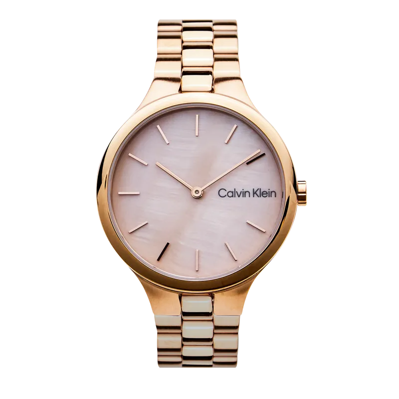 Linked Women Quartz White Dial Analog Stainless Steel Watch