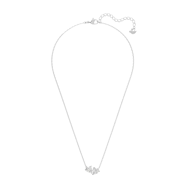Attract Soul Necklace Heart White Rhodium