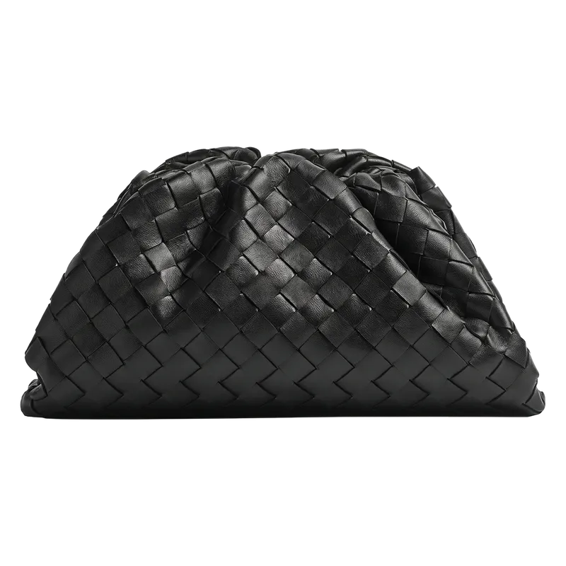 Small V Clasp Bag Black