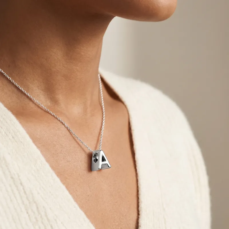Letter A Alphabet Charm
