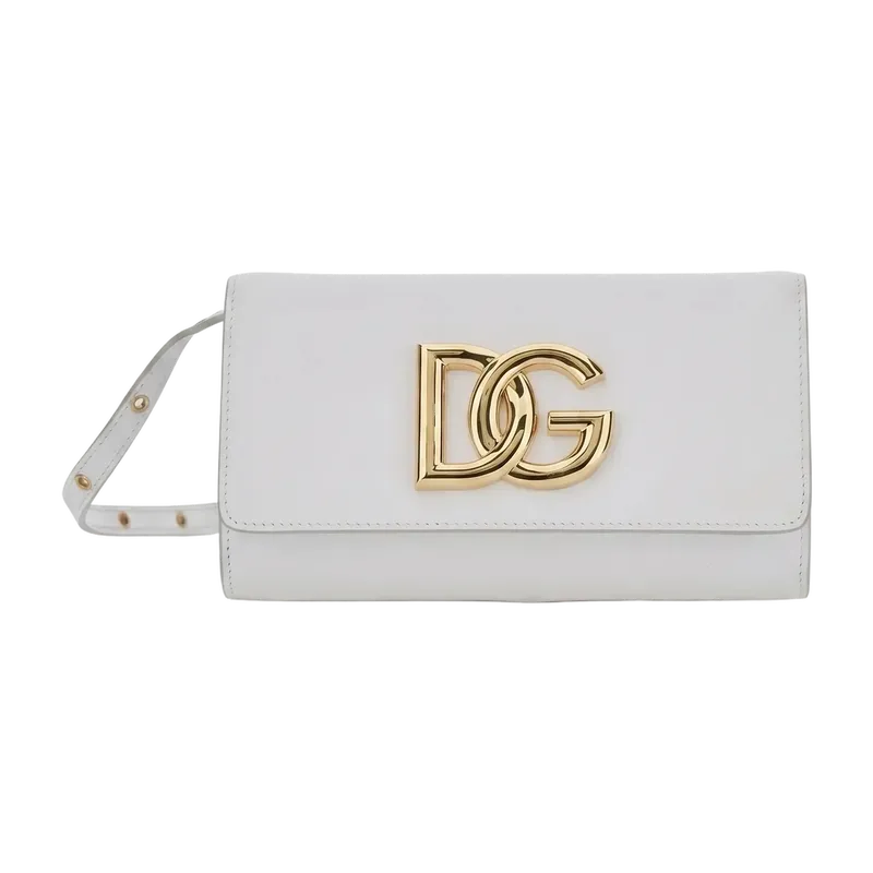 Calfskin 3.5 Clutch White