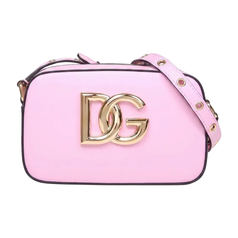3.5 Logo Plaque Crossbody Bag Pink