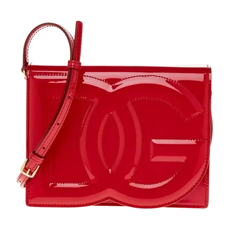 Patent leather DG Logo Bag crossbody bag