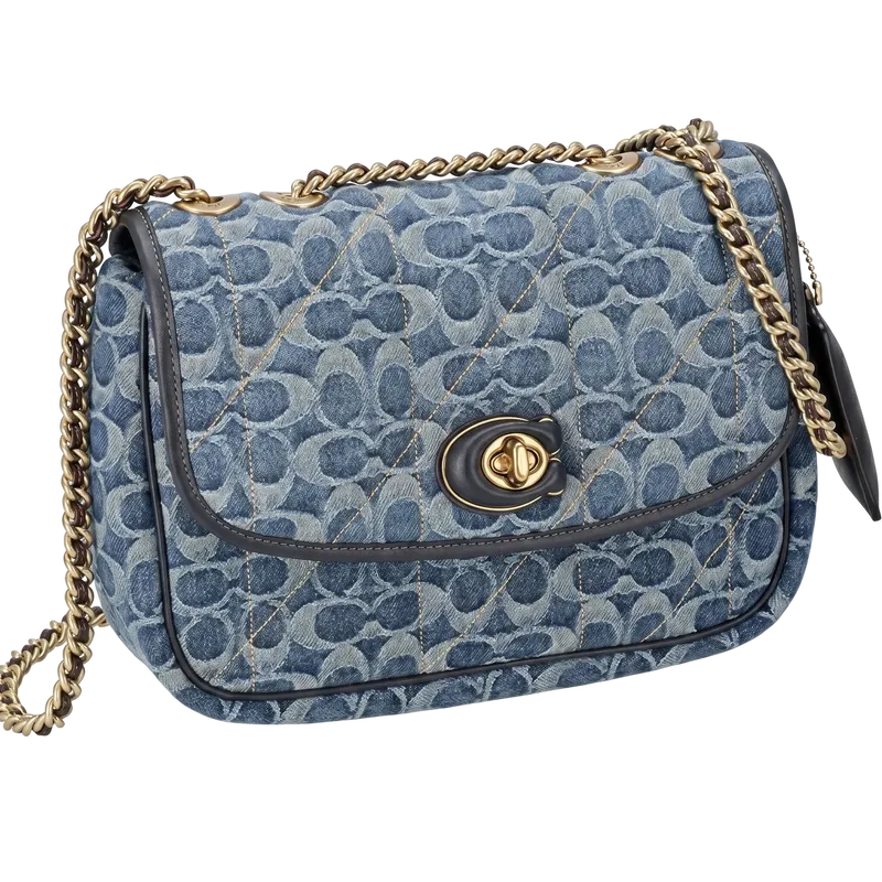 Shoulder Bag In Signature Denim