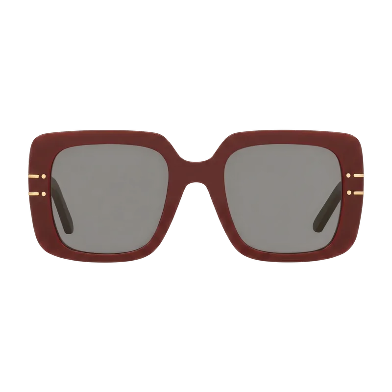 Signature Square Sunglasses Red