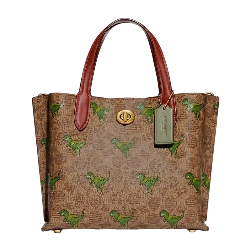 Willow Tote 24 In Signature Canvas With Rexy Print