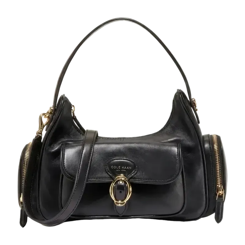 Alexandria Shoulder Crossbody Bag Black
