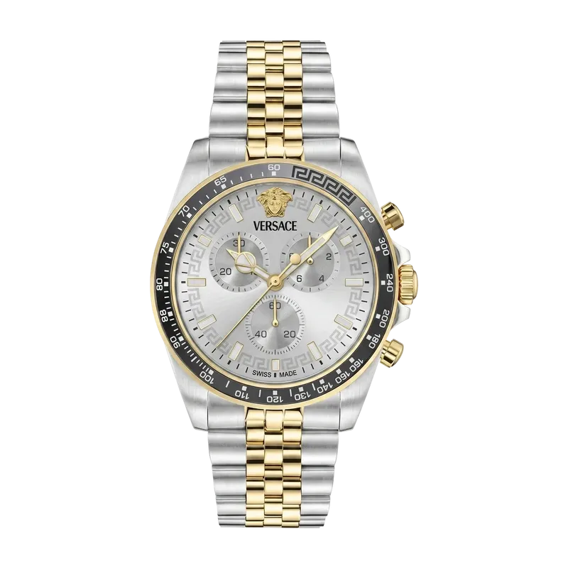 Greca Chrono Wave Silver